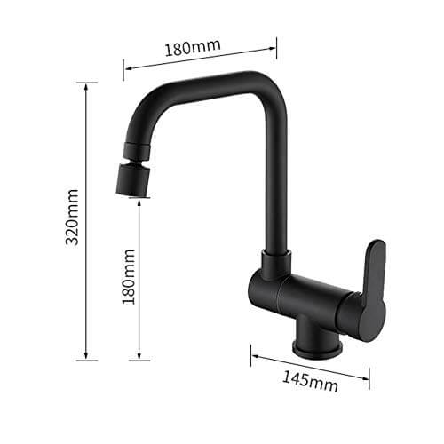 Robinet cuisine pliable sous fenêtre laiton
