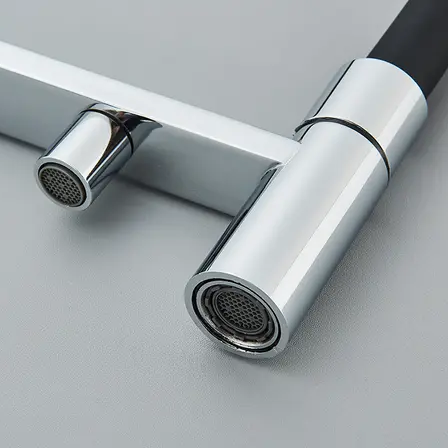 Robinet cuisine flexible purificateur d'eau en laiton