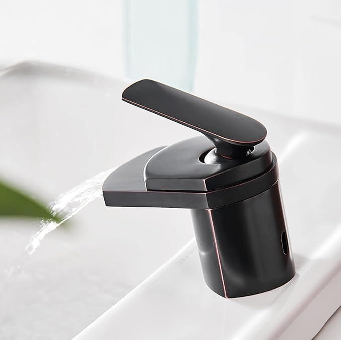 Robinet salle de bain cascade 3 voies en laiton