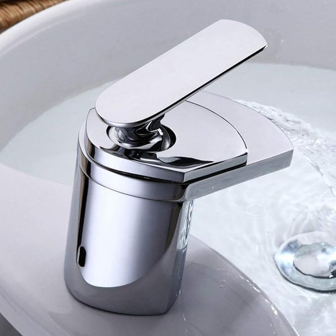 Robinet salle de bain cascade 3 voies en laiton