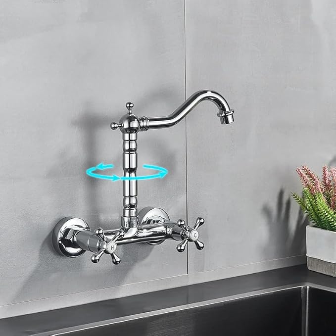 Robinet vintage pour cuisine en laiton