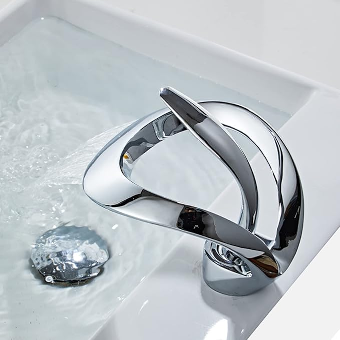 Robinet cascade salle de bain en laiton