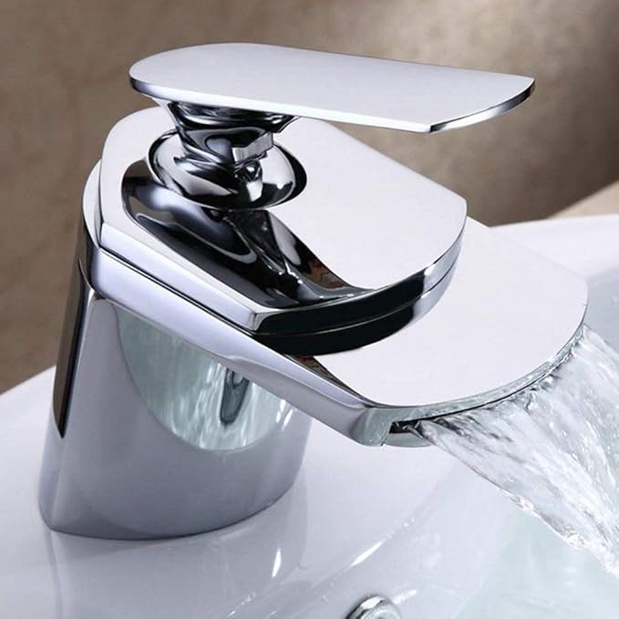 Robinet salle de bain cascade 3 voies en laiton