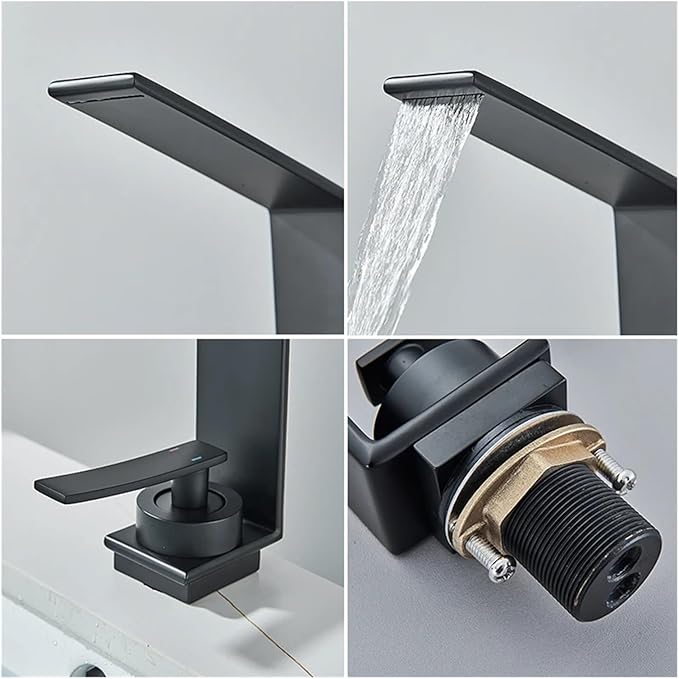Robinet cascade salle de bain en laiton
