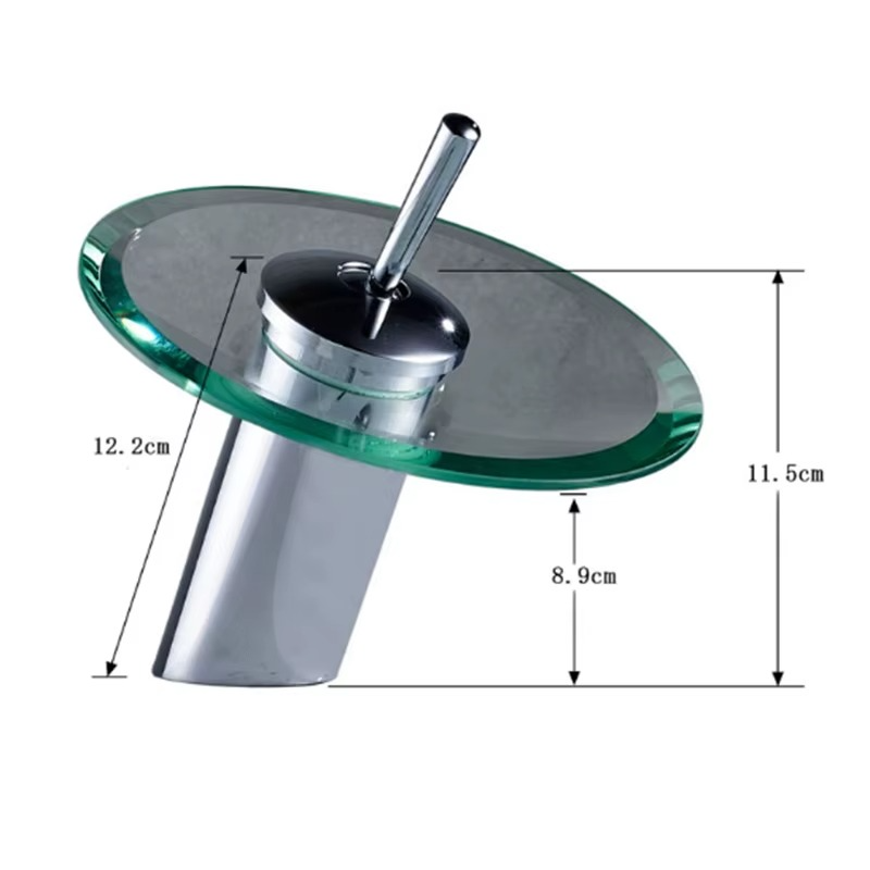 Robinet cascade salle de bain en laiton