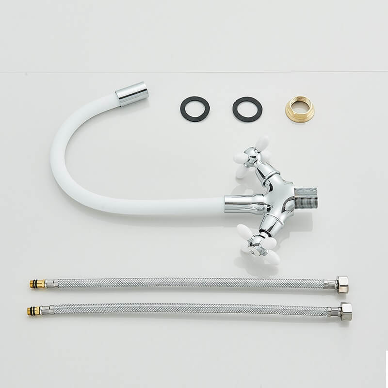 Robinet flexible pour cuisine en inox