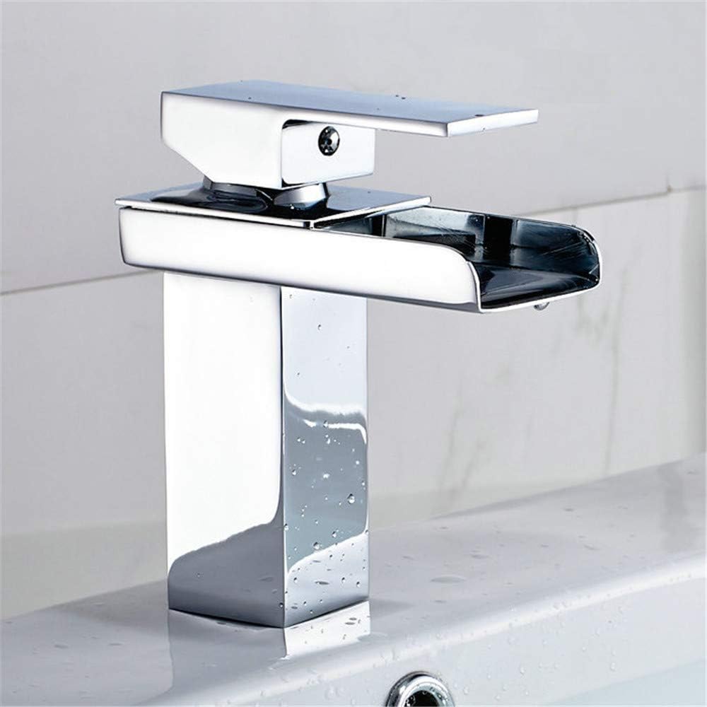 Robinet cascade pour salle de bain en laiton