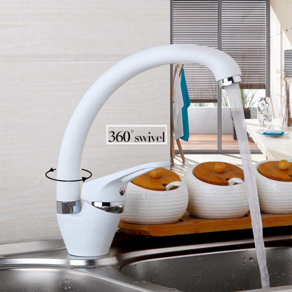 Robinet col de pour cuisine en laiton