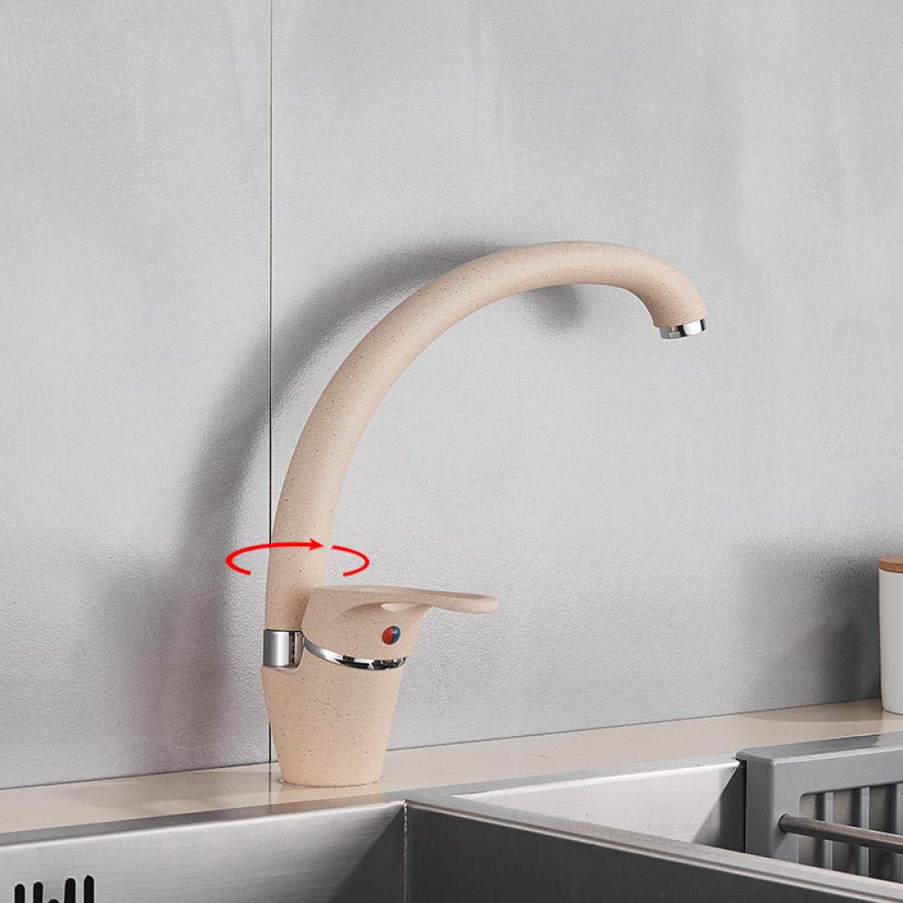 Robinet col de pour cuisine en laiton
