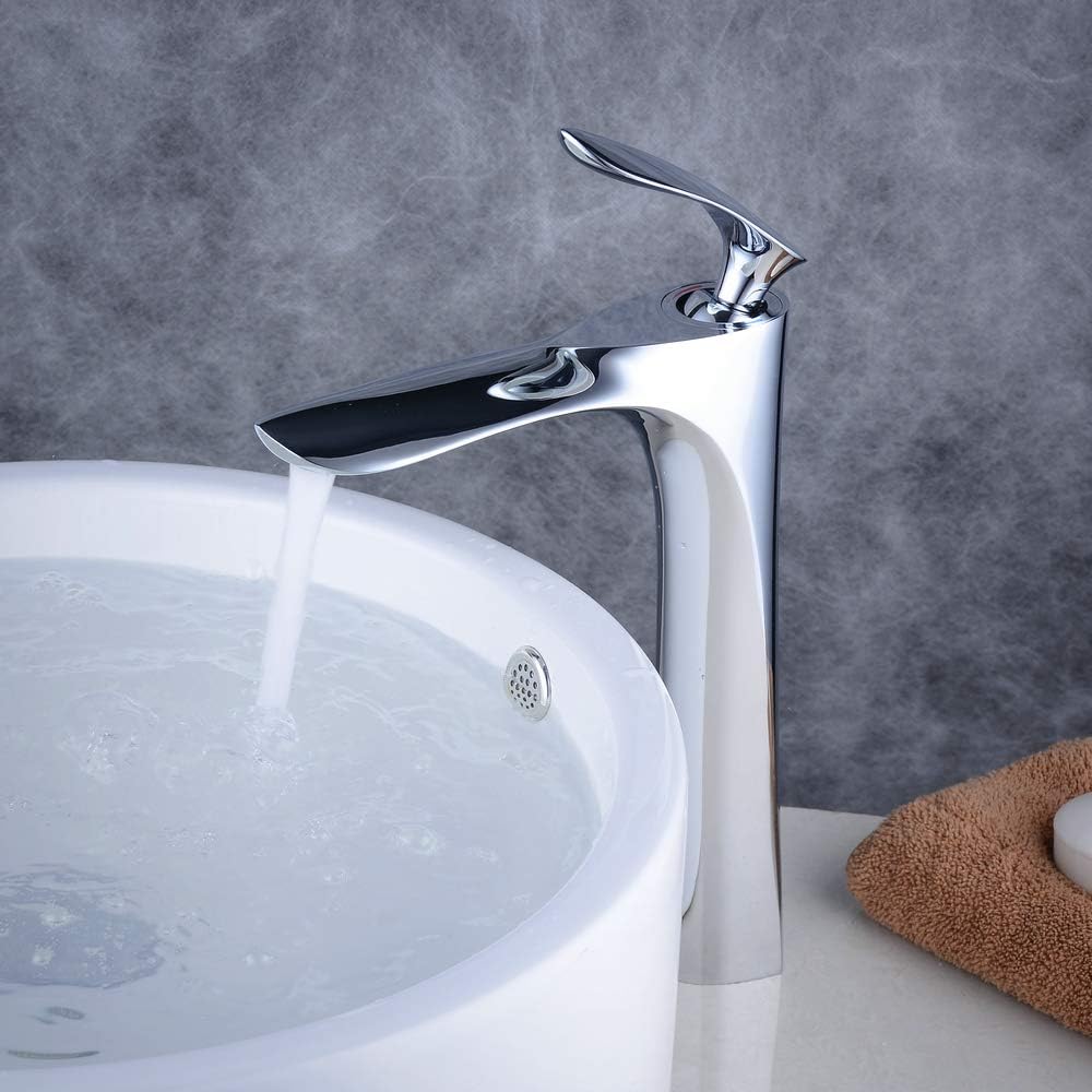 Robinet haut pour vasque salle de bain en laiton