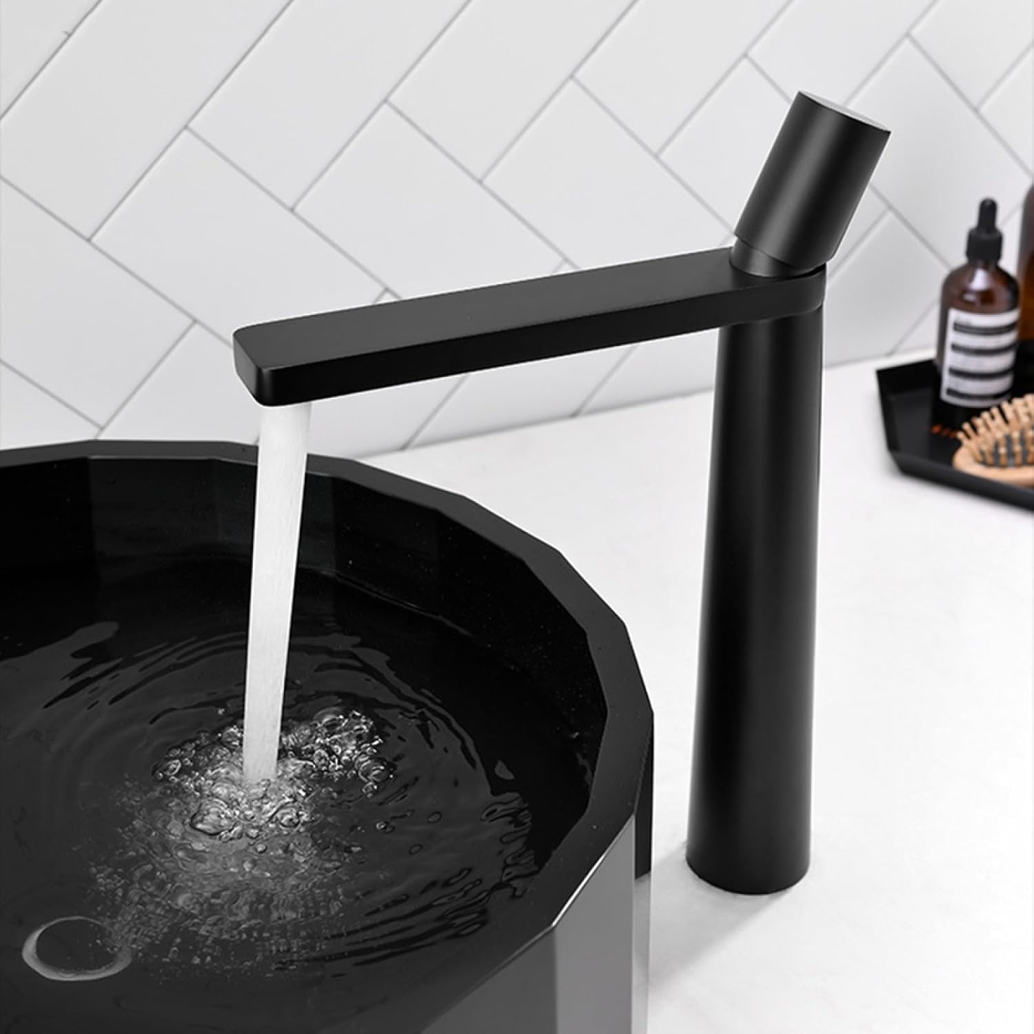 Robinet haut pour vasque salle de bain en laiton