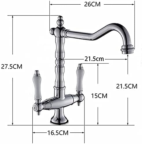 Robinet cuisine vintage purificateur d'eau en laiton