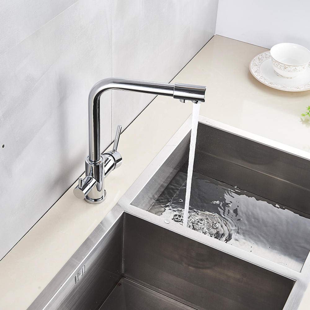 Robinet cuisine purificateur d'eau en laiton