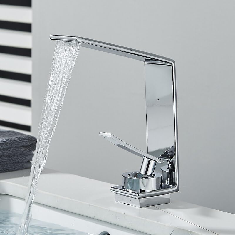 Robinet cascade salle de bain en laiton