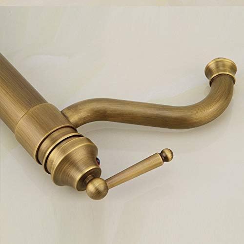 Robinet haut vasque salle de bain vintage en laiton