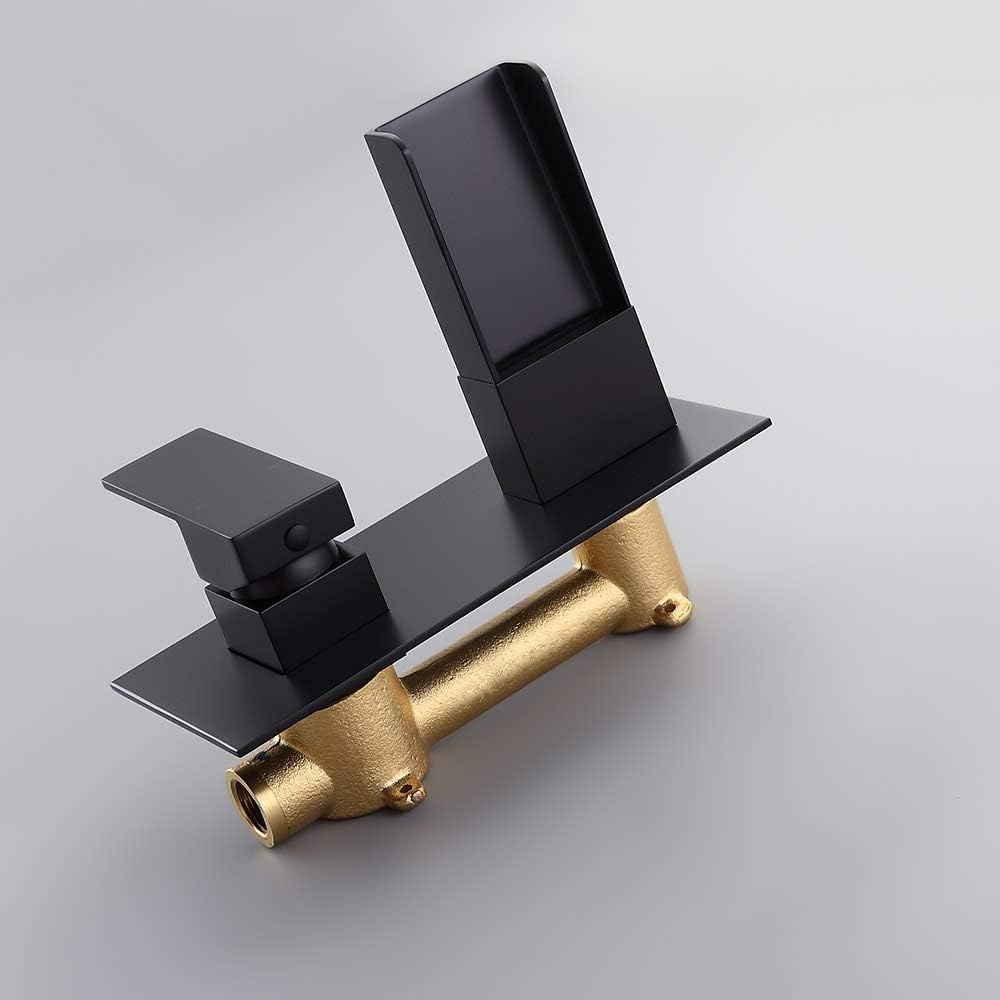 Robinet encastrable cascade pour salle de bain en laiton