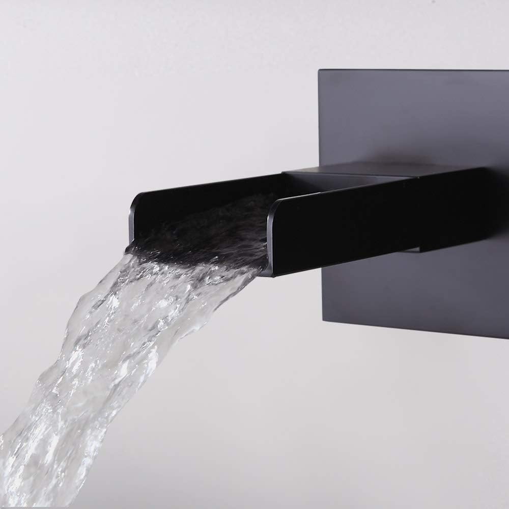 Robinet encastrable cascade pour salle de bain en laiton
