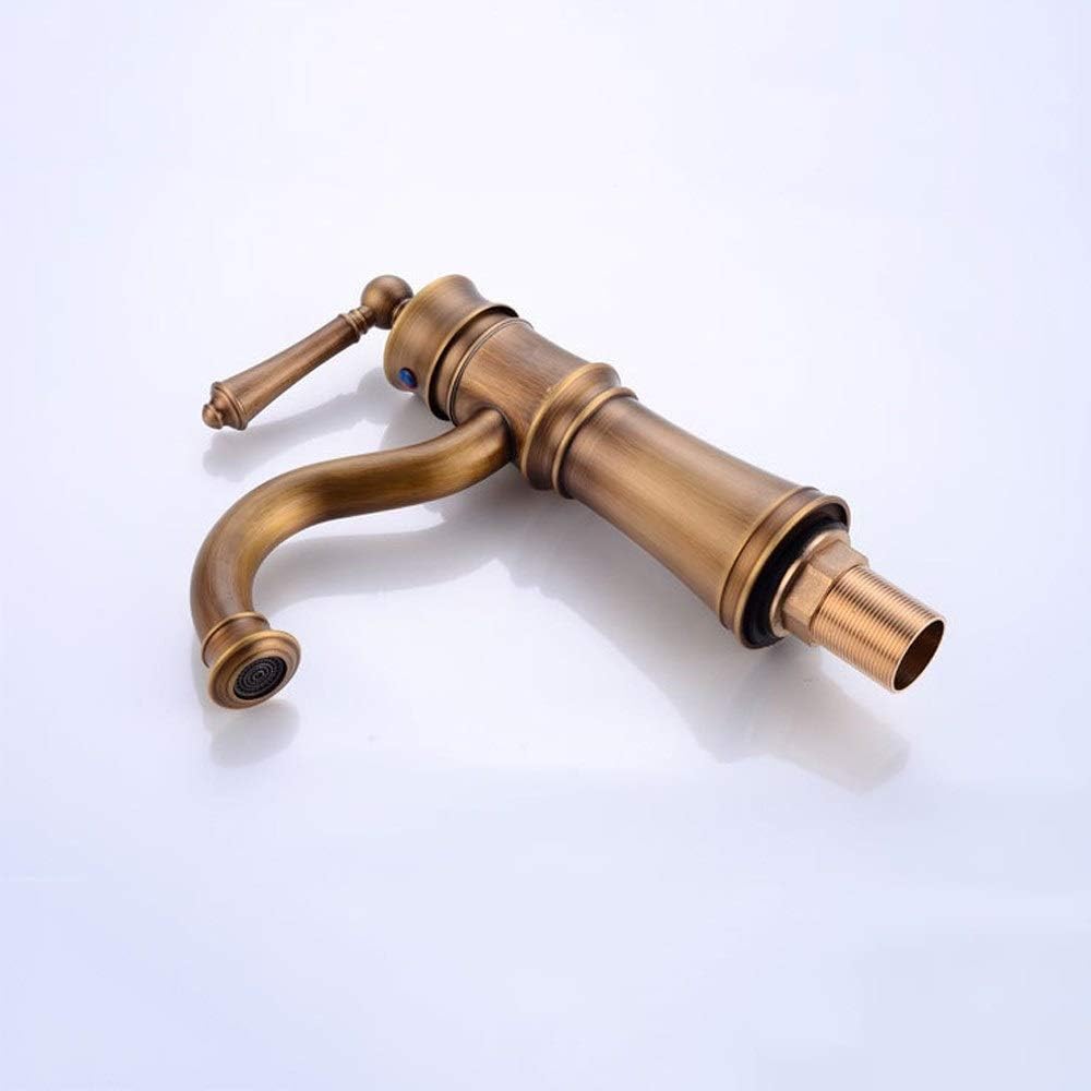 Robinet salle de bain vintage en laiton
