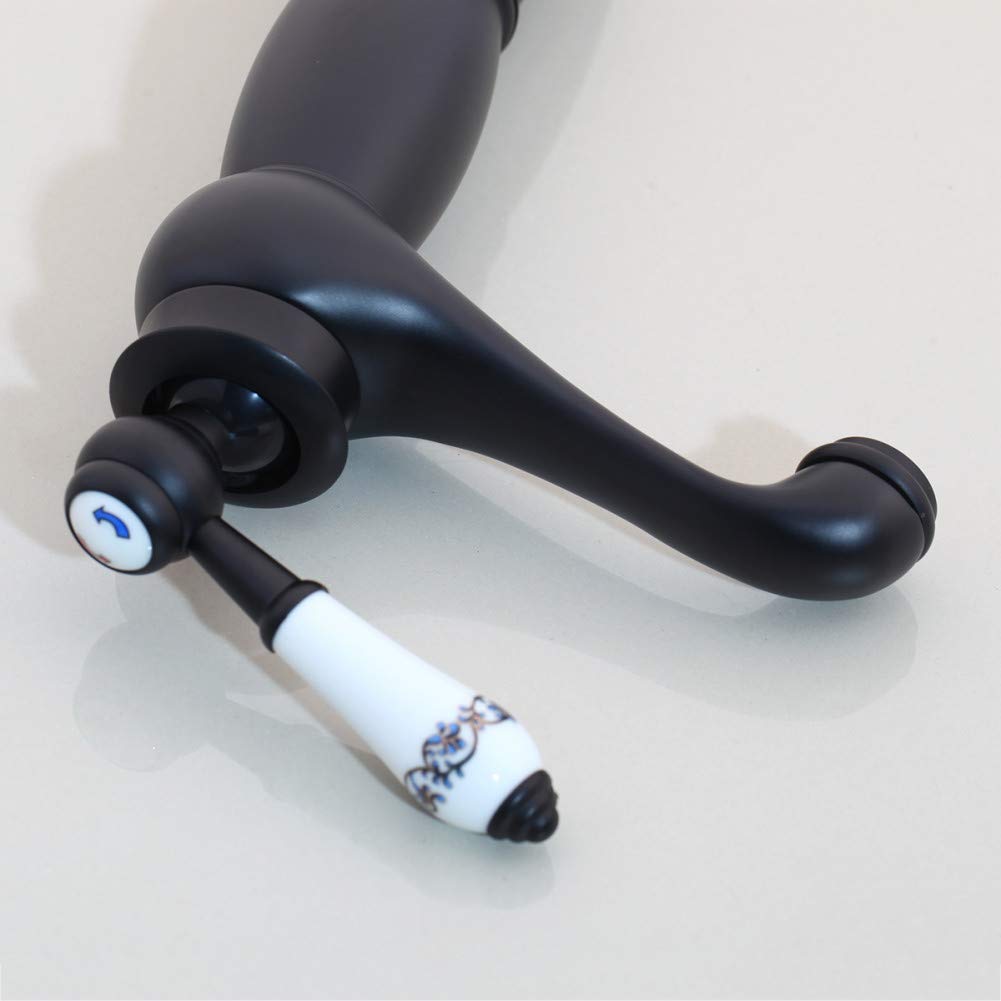 Robinet haut vintage pour vasque salle de bain en laiton