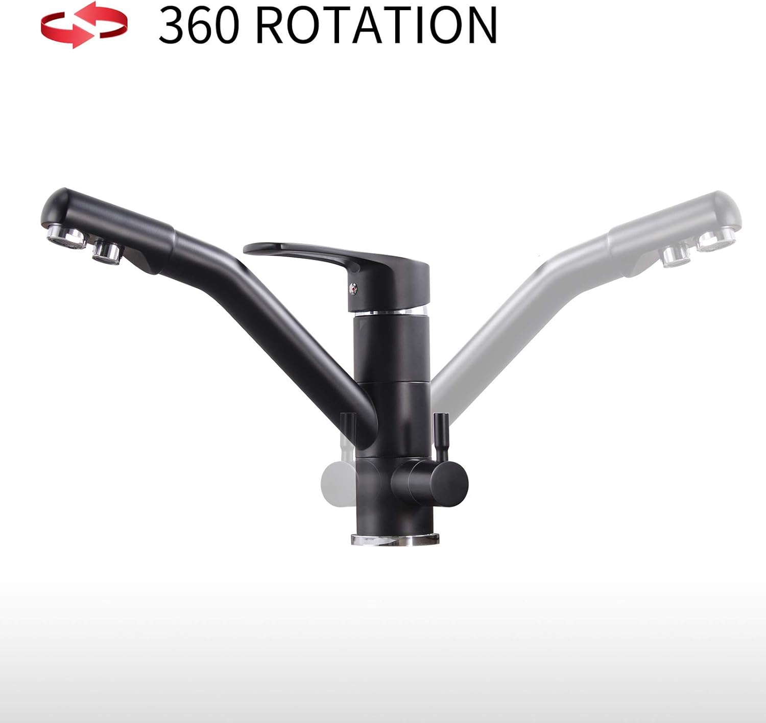 Robinet cuisine purificateur d'eau en laiton