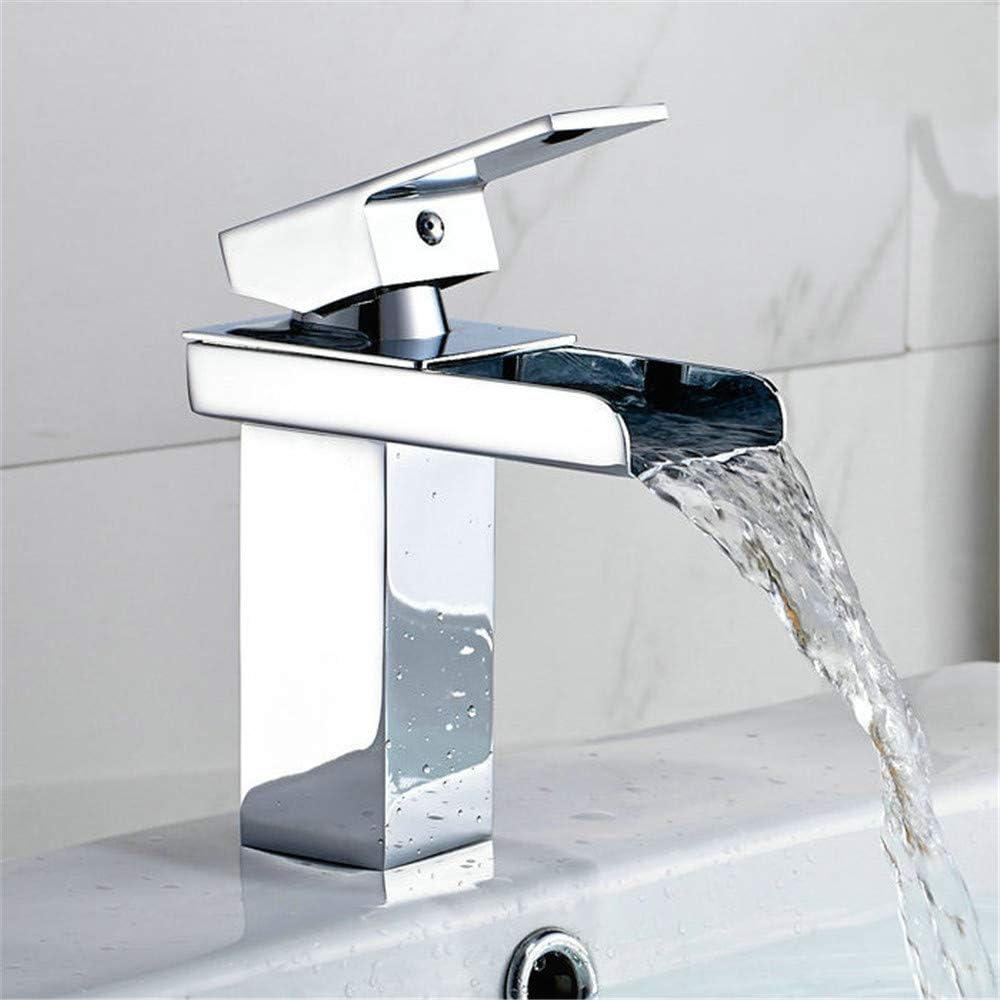 Robinet cascade pour salle de bain en laiton