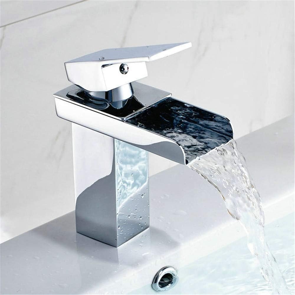 Robinet cascade pour salle de bain en laiton