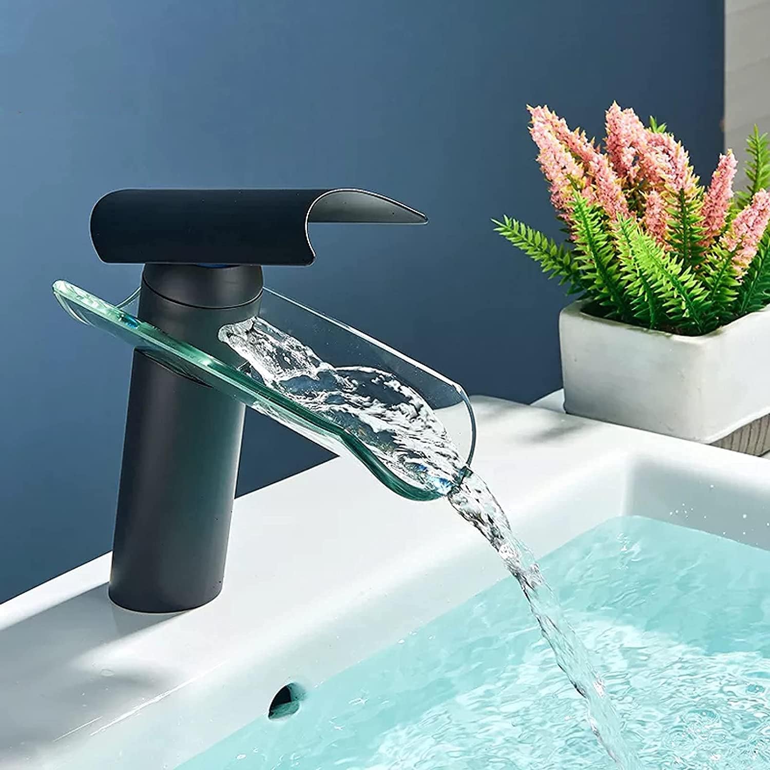 Robinet cascade salle de bain en laiton