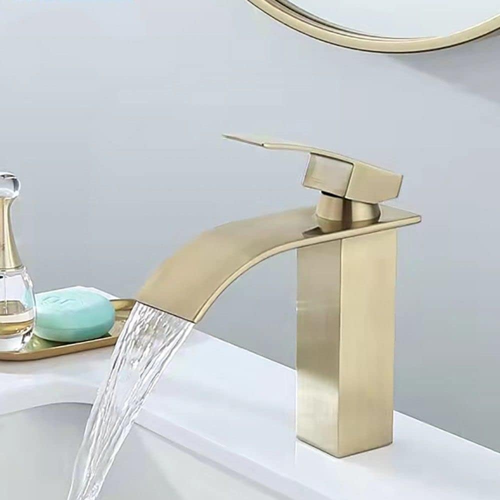 Robinet cascade salle de bain en laiton