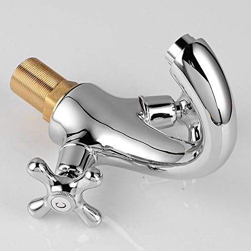 Robinet vintage pour salle de bain en laiton