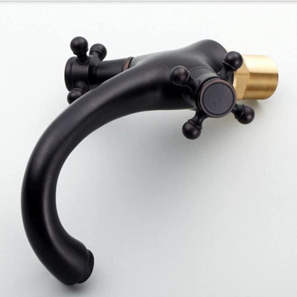 Robinet vintage pour salle de bain en laiton