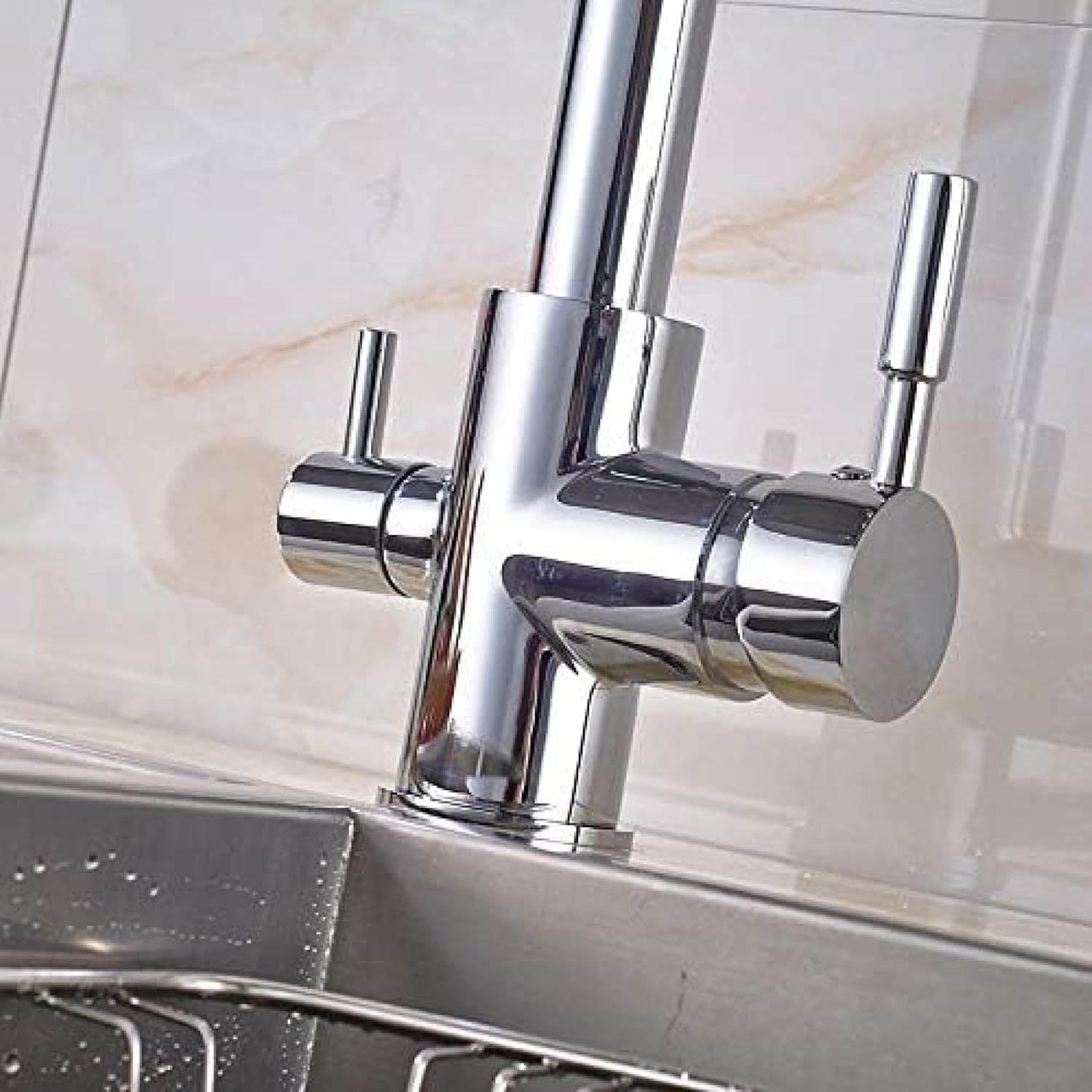 Robinet cuisine purificateur d'eau en laiton