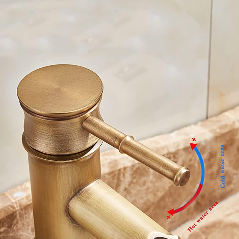 Robinet haut cascade pour vasque en laiton
