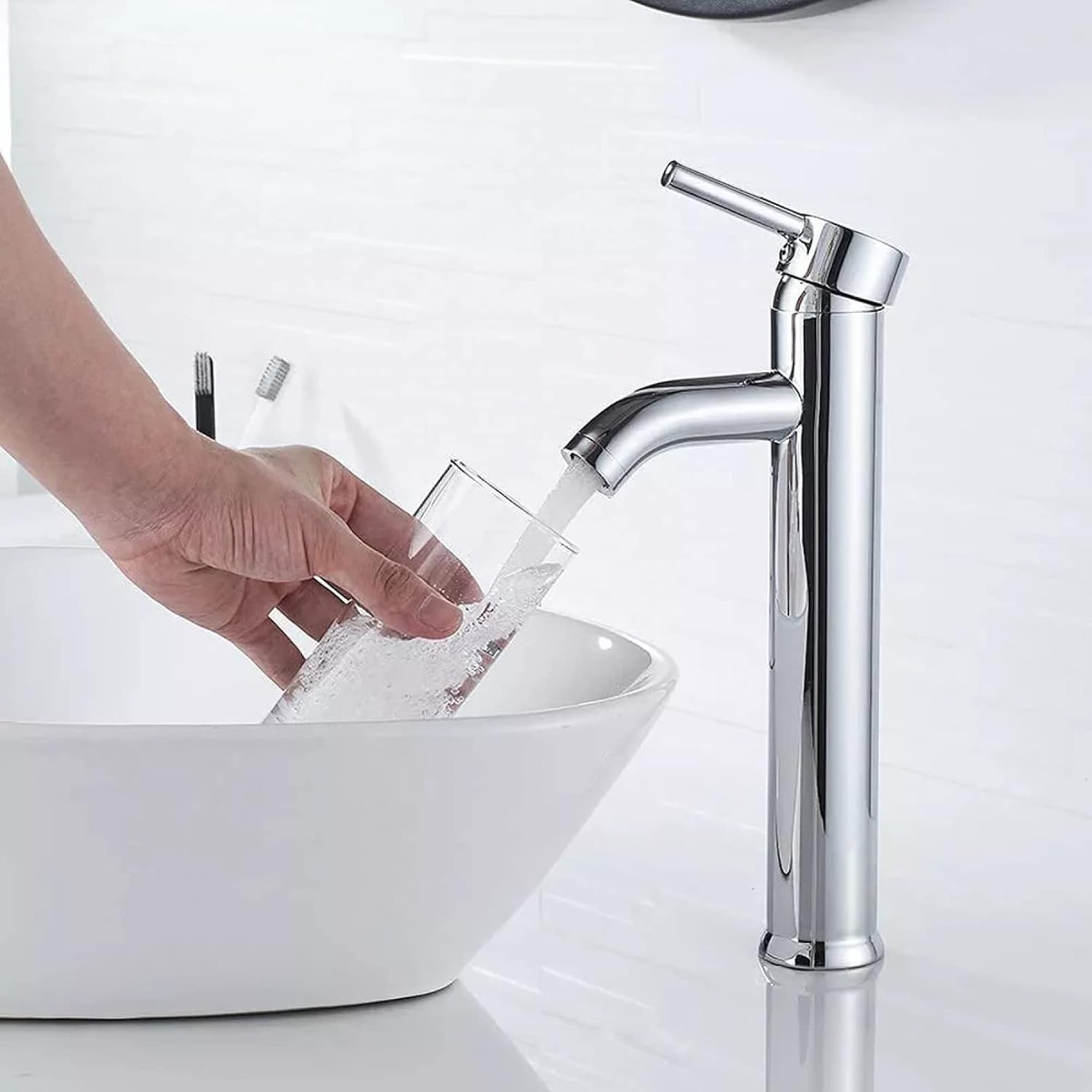 Robinet haut vasque salle de bain en laiton