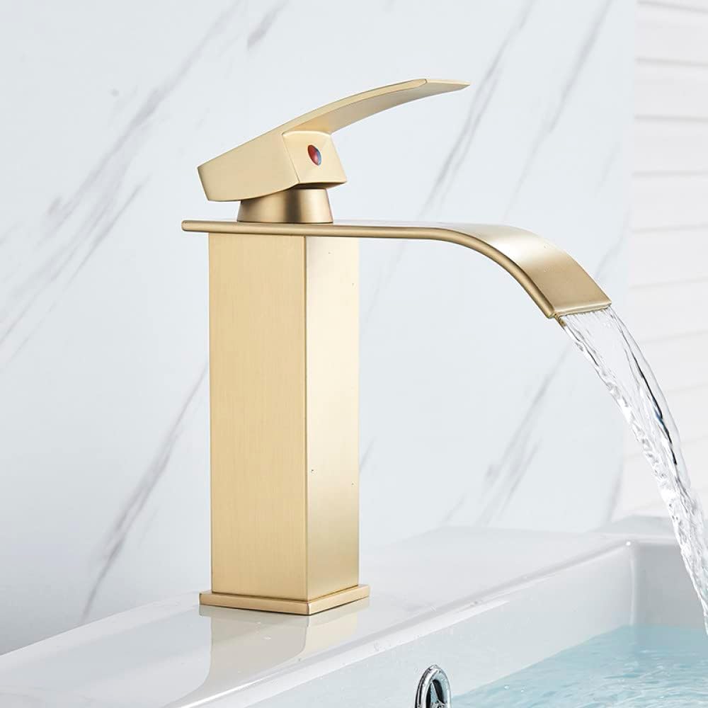 Robinet cascade salle de bain en laiton