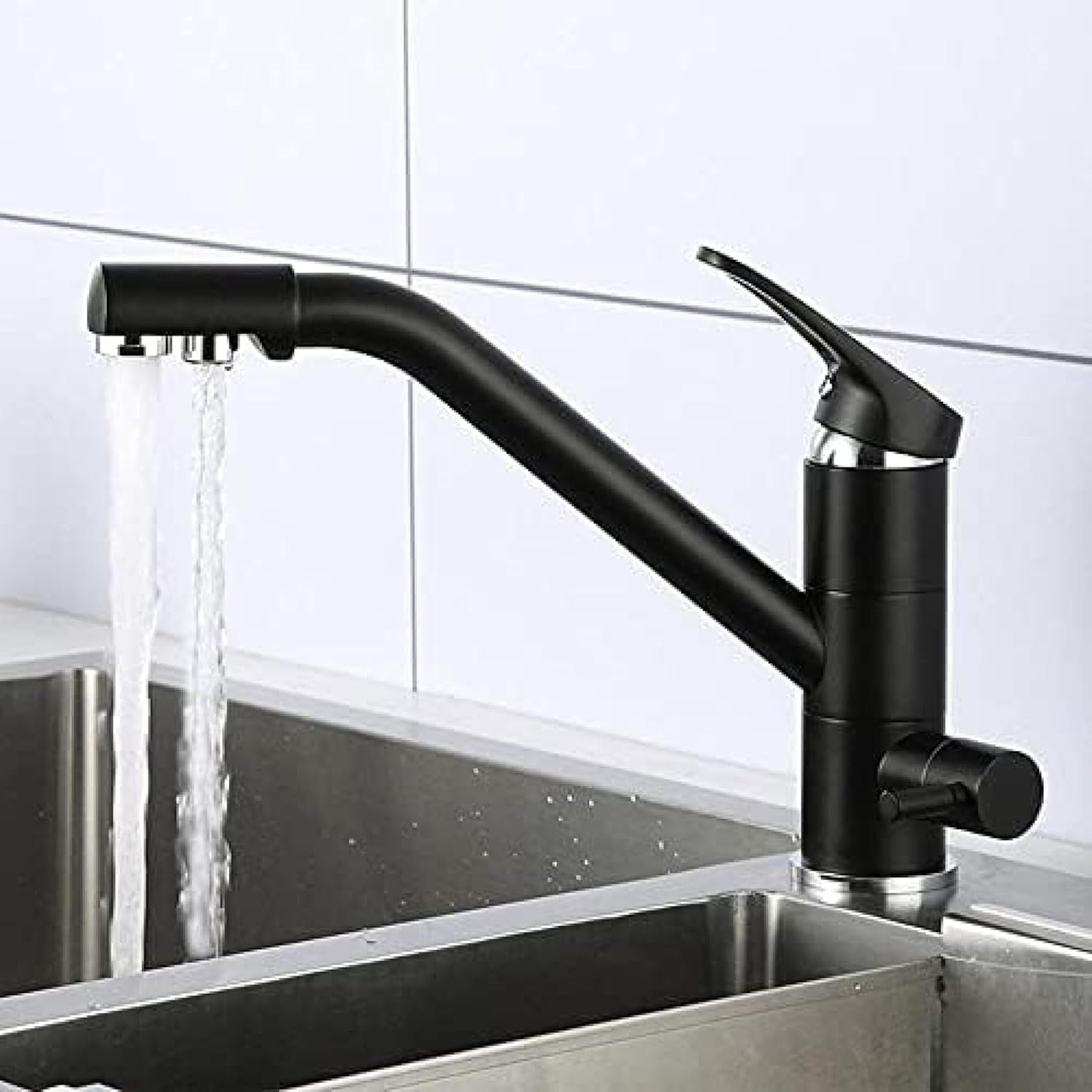 Robinet cuisine purificateur d'eau en laiton