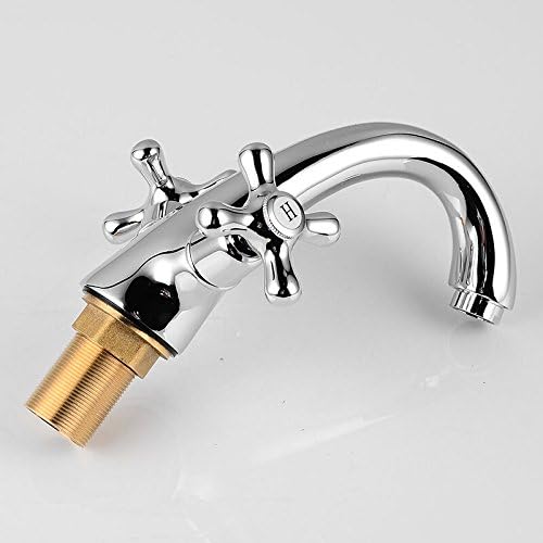 Robinet vintage pour salle de bain en laiton