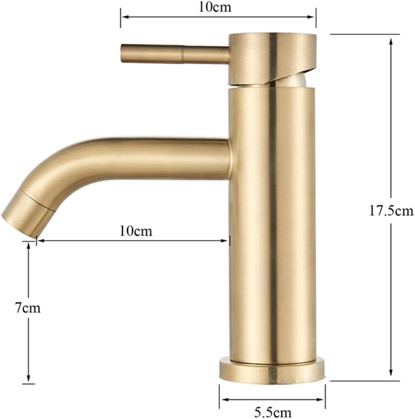 Robinet salle de bain en laiton