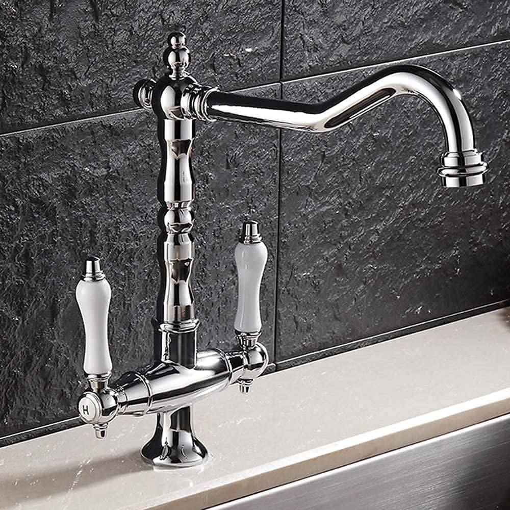 Robinet cuisine vintage purificateur d'eau en laiton