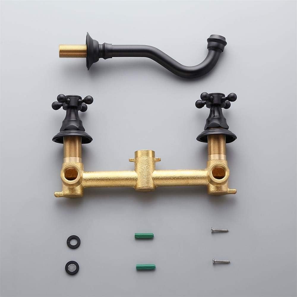 Robinet mural pour salle de bain en laiton