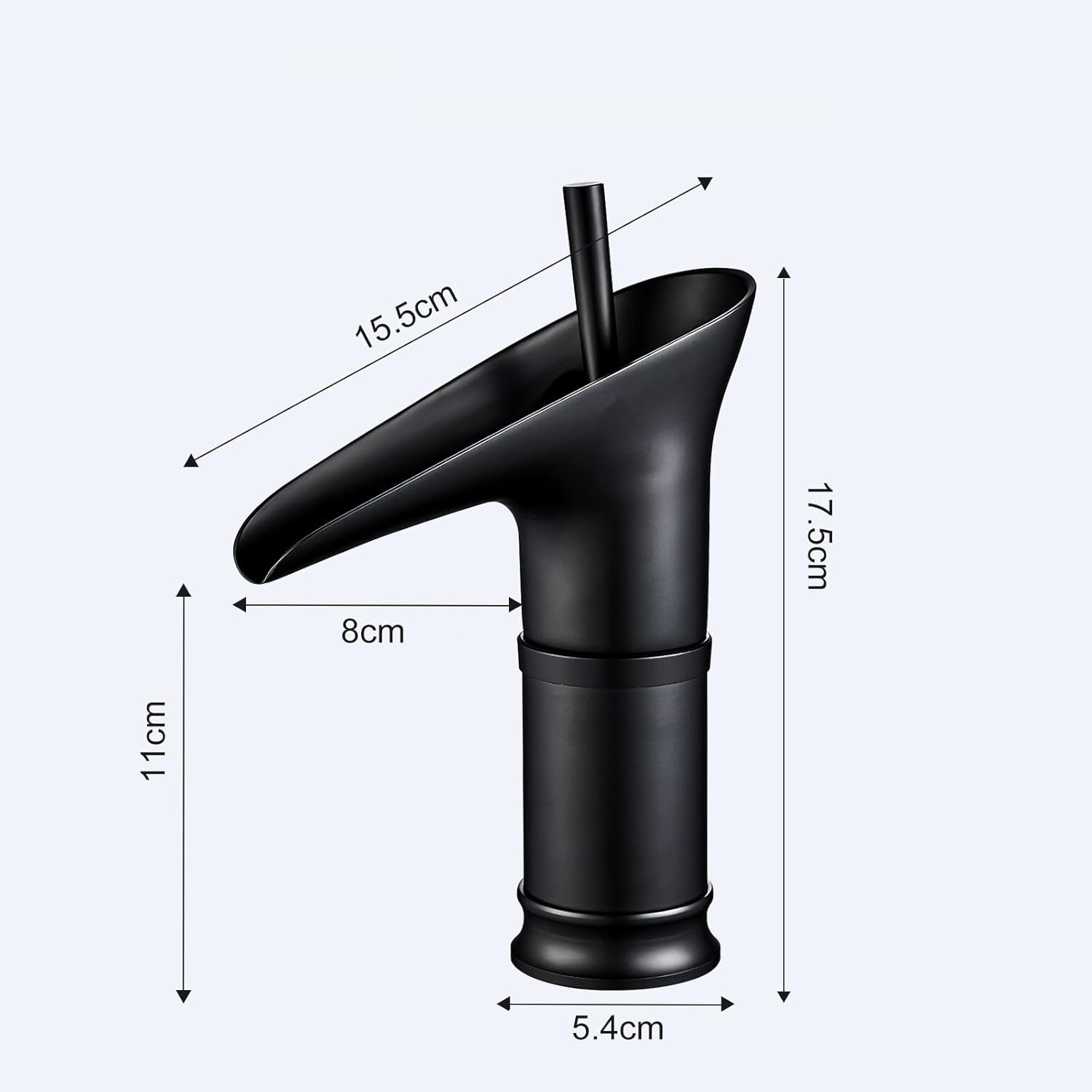 Robinet cascade salle de bain en laiton