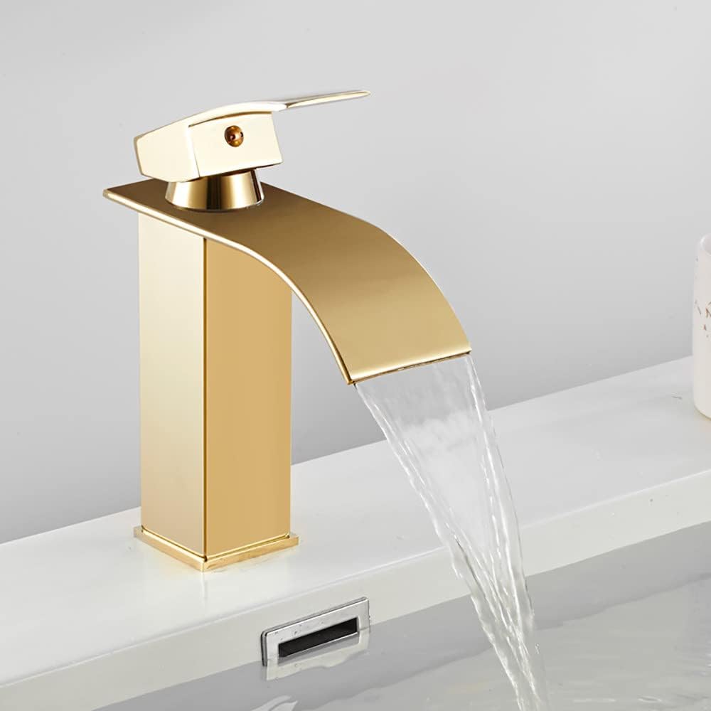 Robinet cascade salle de bain en laiton