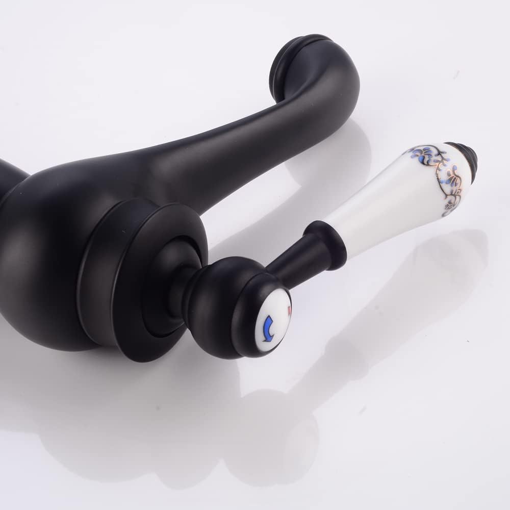 Robinet haut vintage pour vasque salle de bain en laiton