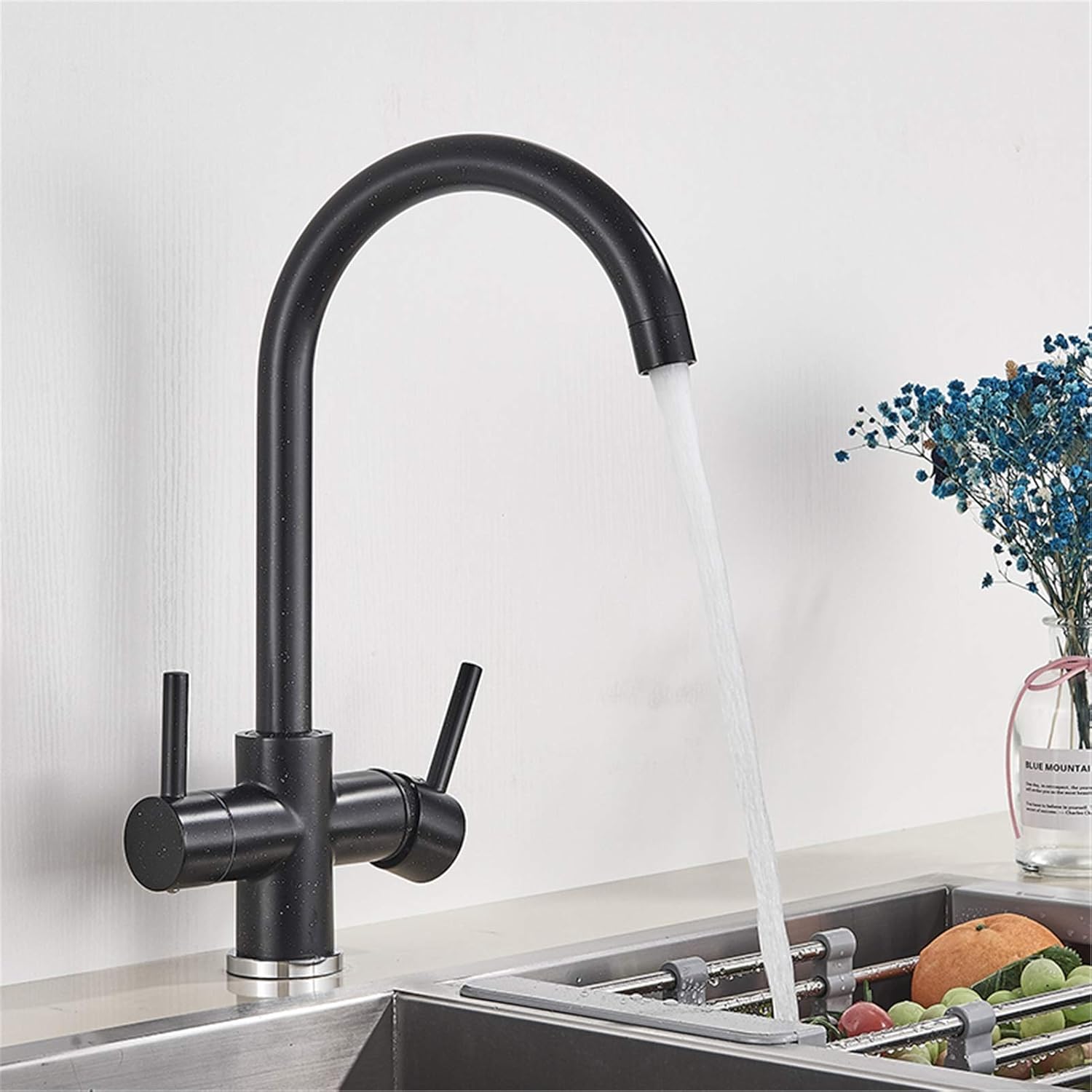 Robinet cuisine purificateur d'eau en laiton