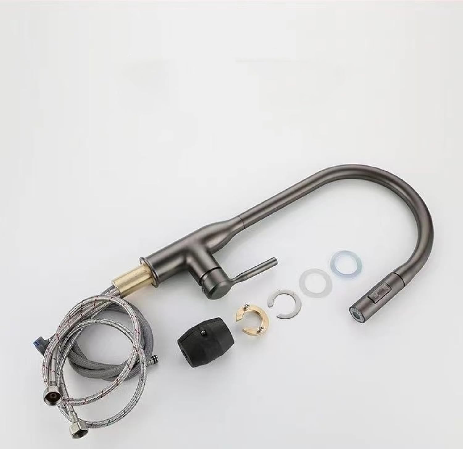 Robinet de cuisine avec douchette extractible en Laiton