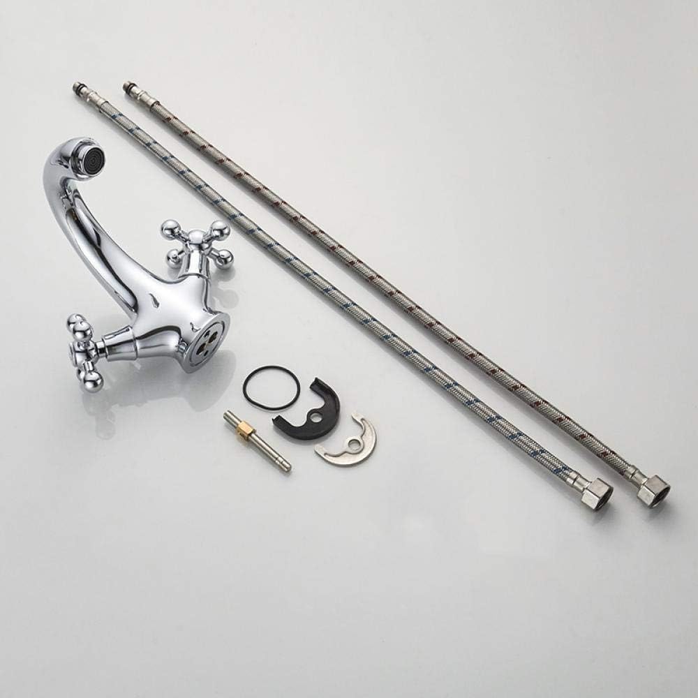 Robinet vintage pour salle de bain en laiton
