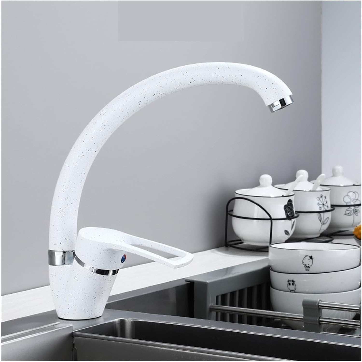 Robinet col de pour cuisine en laiton