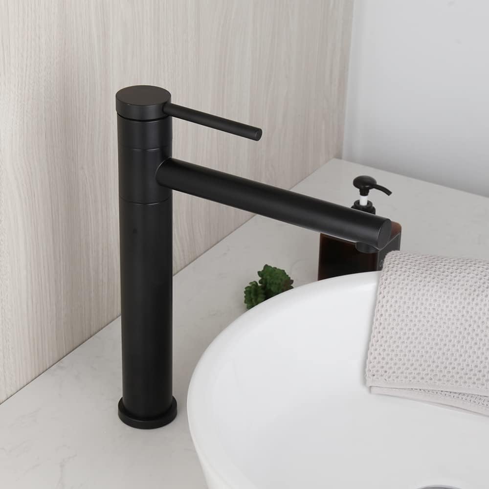 Robinet haut pour vasque salle de bain en laiton