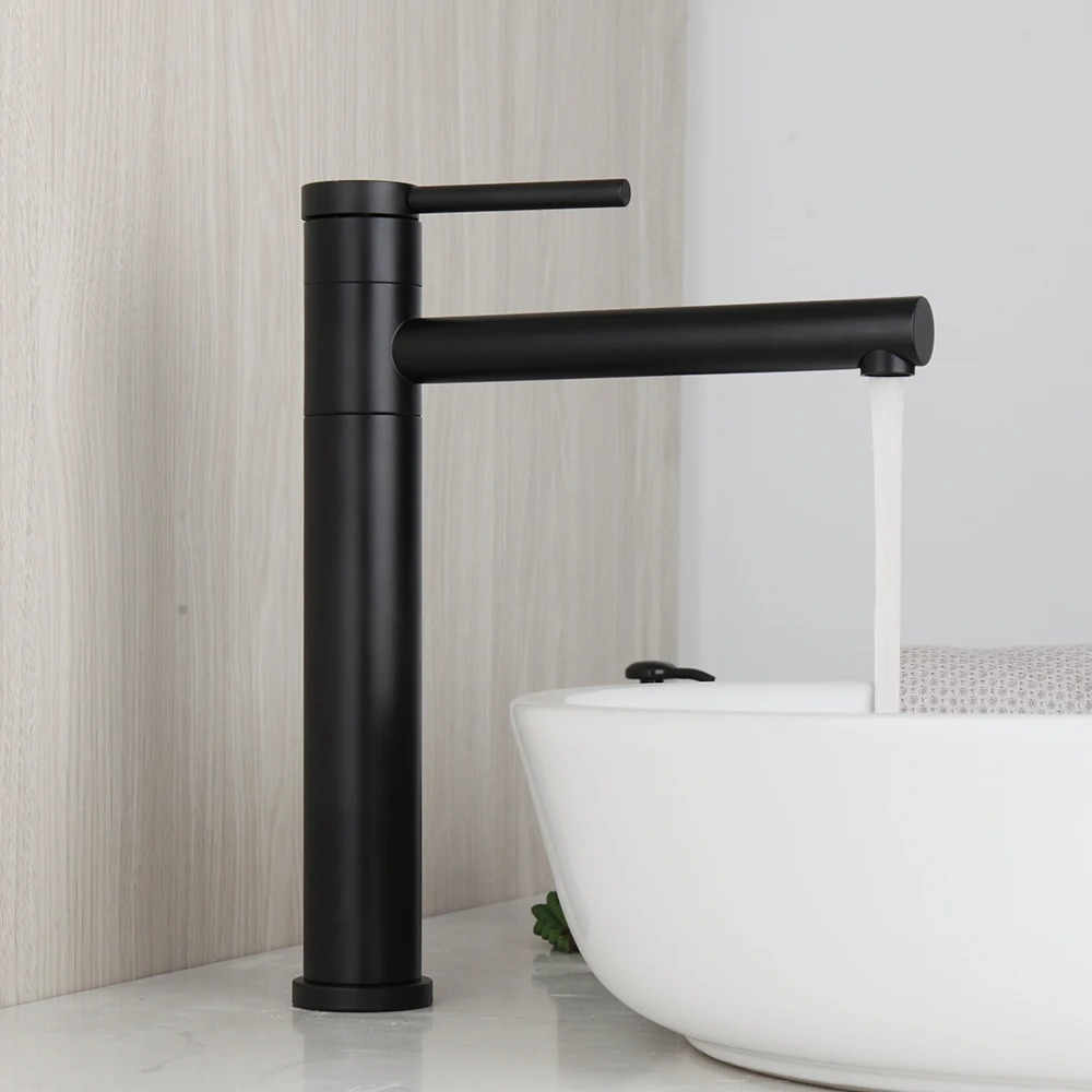 Robinet haut pour vasque salle de bain en laiton