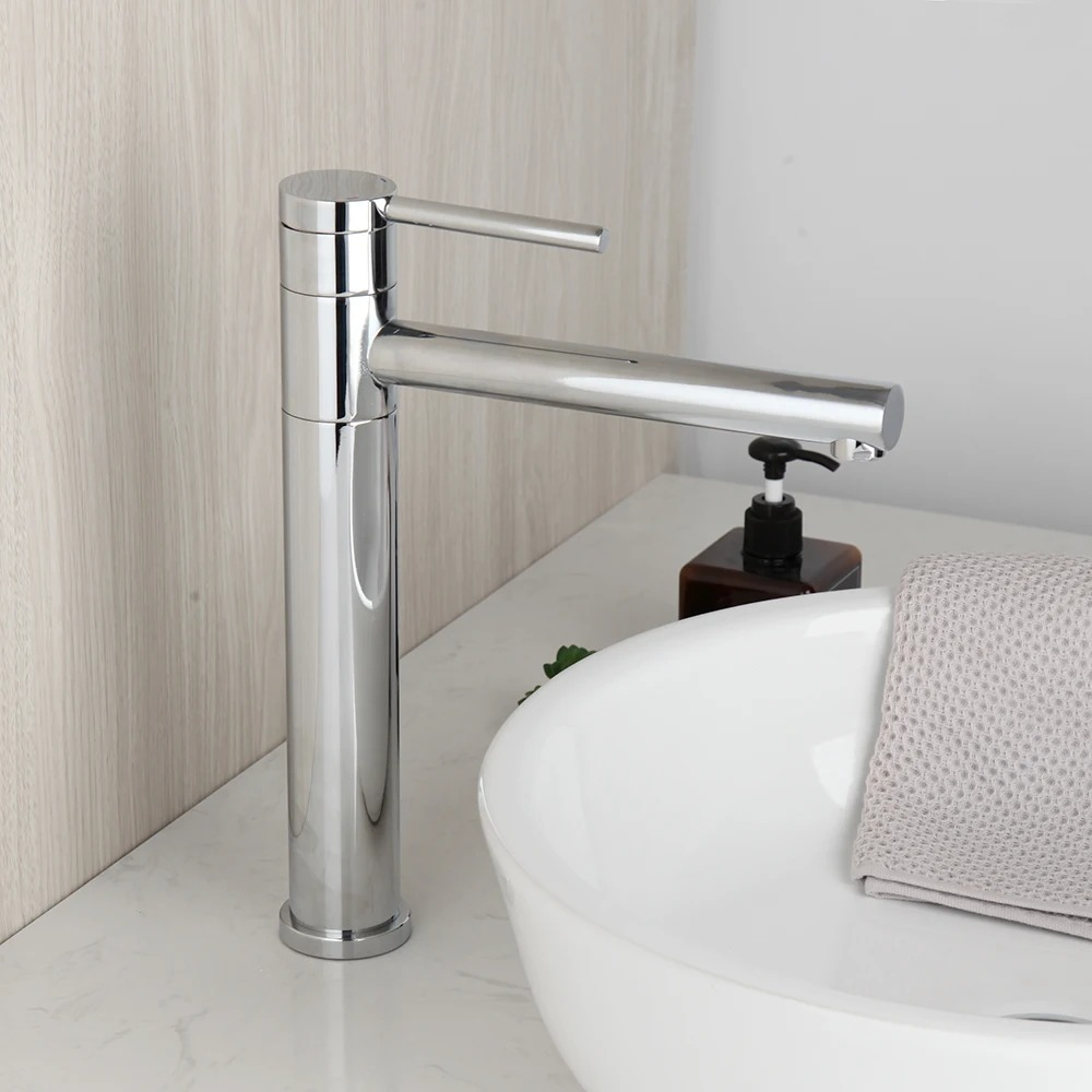 Robinet haut pour vasque salle de bain en laiton
