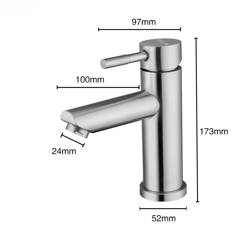 Robinet lavabo salle de bain en laiton